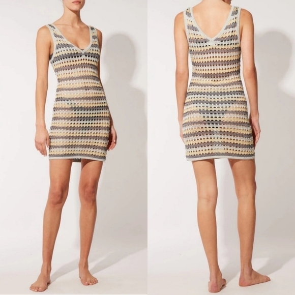 New Solid & Striped Lalo Knit Tunic Swim Cover Beach Cover-Up NWT - Picture 6 of 13